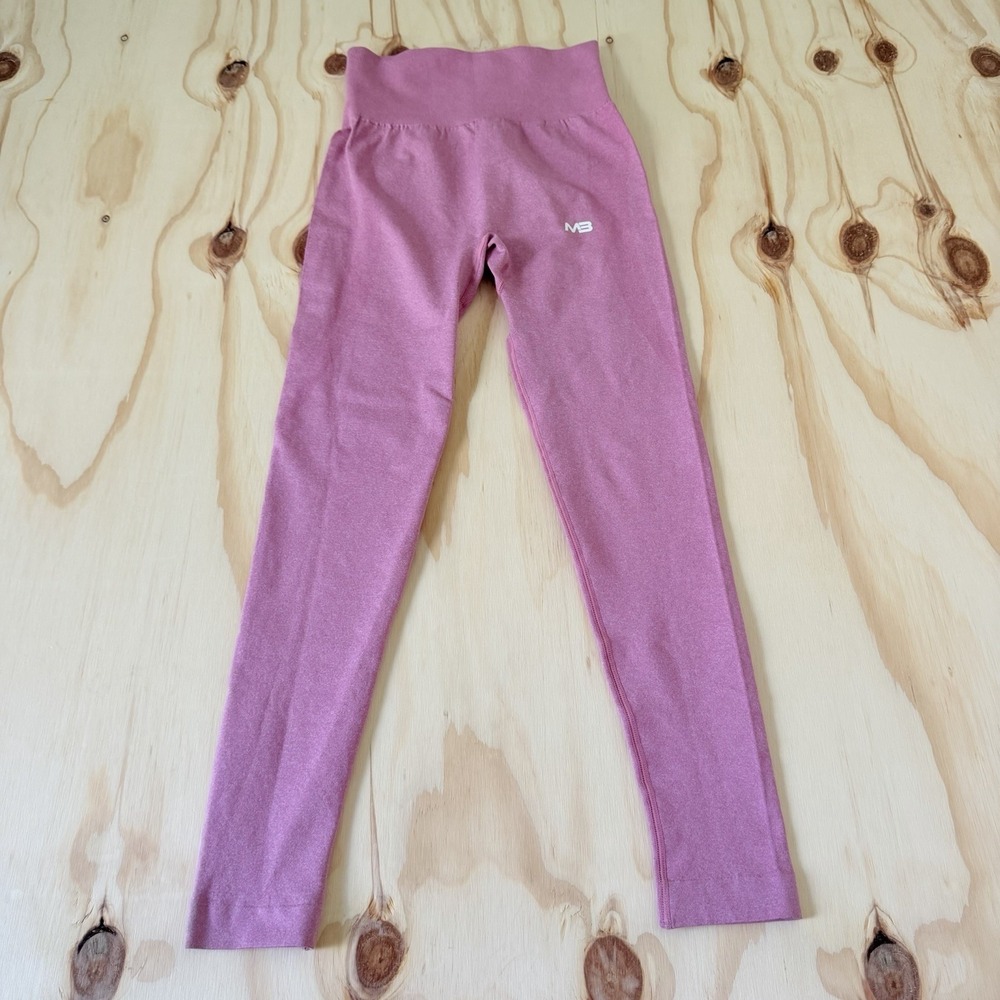 Minibeast Curve Leggings Pink Booty Scrunch Ruffled Size Medium